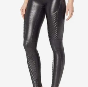 NWT Spanx Faux Leather Moto Leggings XL